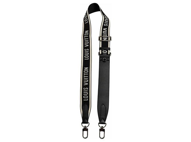 Louis Vuitton Leather Logo Design Shoulder Strap - view 2