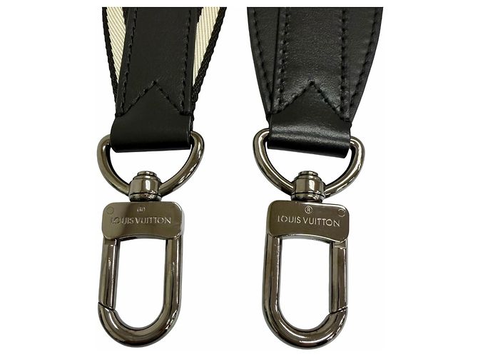Louis Vuitton Leather Logo Design Shoulder Strap - view 5