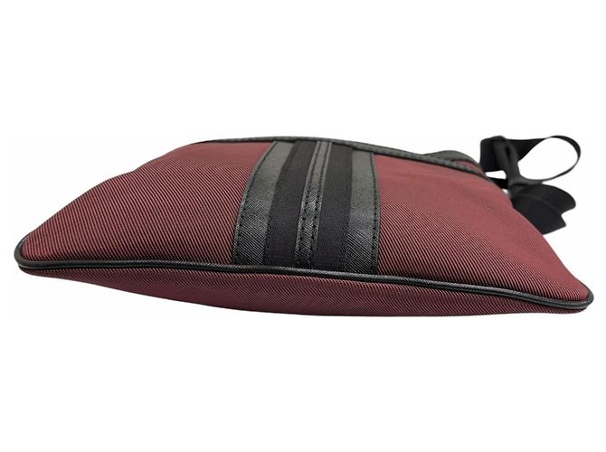 Borsa a tracolla Burberry in tela e pelle - vista 5