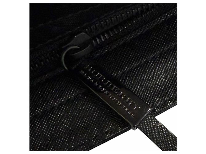 Borsa a tracolla Burberry in tela e pelle - vista 9