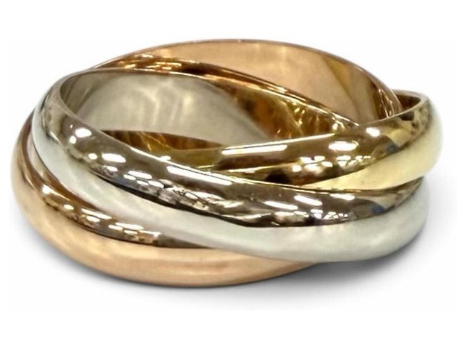 Anello Cartier Trinity in oro tricolore 18K - vista 3