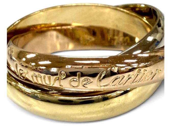 Anello Cartier Trinity in oro tricolore 18K - vista 5