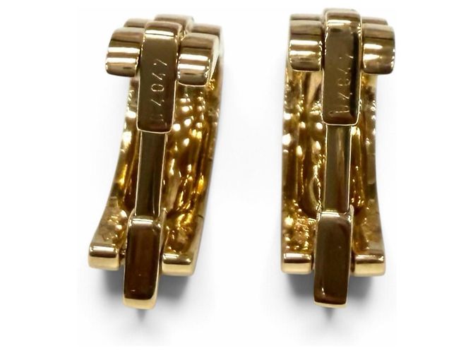 Gemelli Cartier Vintage Panthère in oro giallo - vista 2