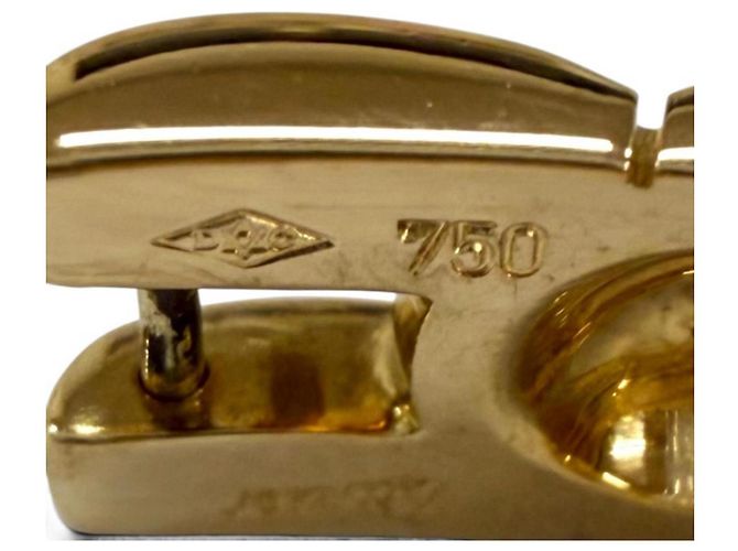 Gemelli Cartier Vintage Panthère in oro giallo - vista 6