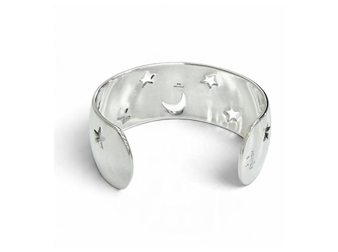 Hermès Bracciale Rigido Hermes 925 Moon Star - vista 5