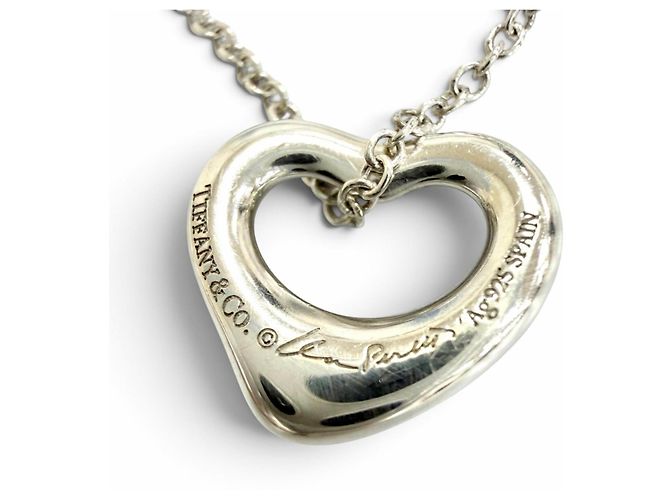 Autre Marque Collana Elsa Peretti Double Open Heart Tiffany & Co. - vista 8