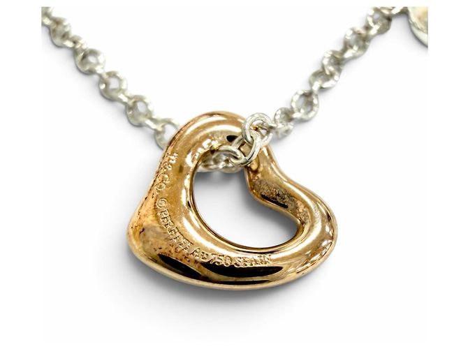 Autre Marque Collana Elsa Peretti Double Open Heart Tiffany & Co. - vista 9