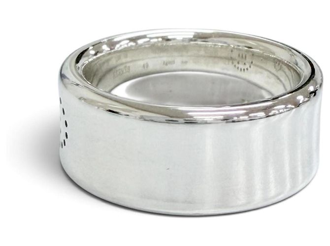 Hermès Anillo HERMES Eclipse Ruban Silver Band - vista 2