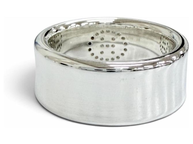 Hermès Anillo HERMES Eclipse Ruban Silver Band - vista 4