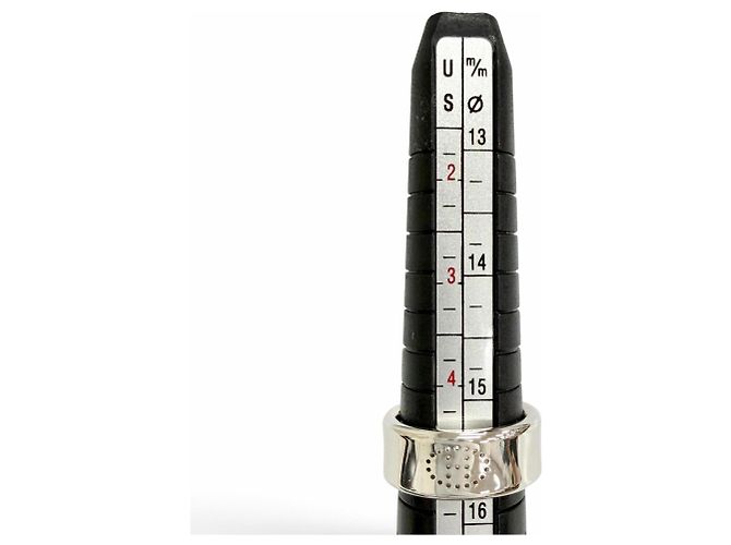 Hermès Anillo HERMES Eclipse Ruban Silver Band - vista 8