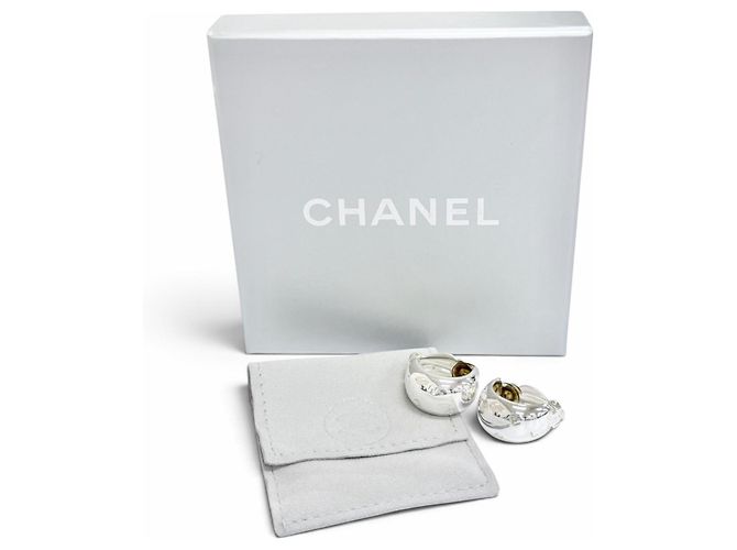 Orecchini a clip Chanel 925 Logo - vista 2