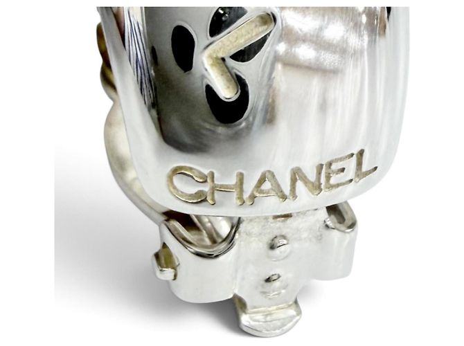 Orecchini a clip Chanel 925 Logo - vista 6