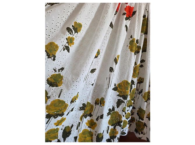 Vestido combinado Sara Roka de algodón - vista 16