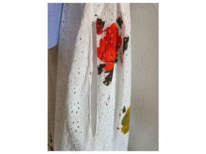 Vestido combinado Sara Roka de algodón - vista 17