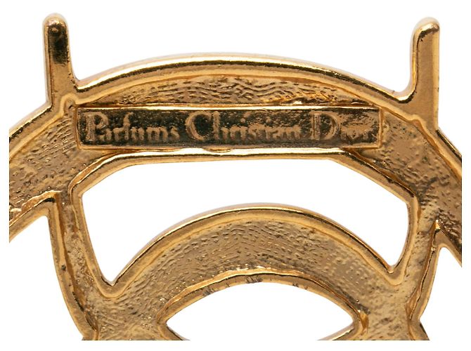 Broche Dior Gold Logo Placcato Oro - vista 3