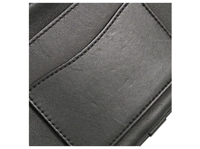Borsa Camera Chanel CC Mania in pelle di agnello nera - vista 16