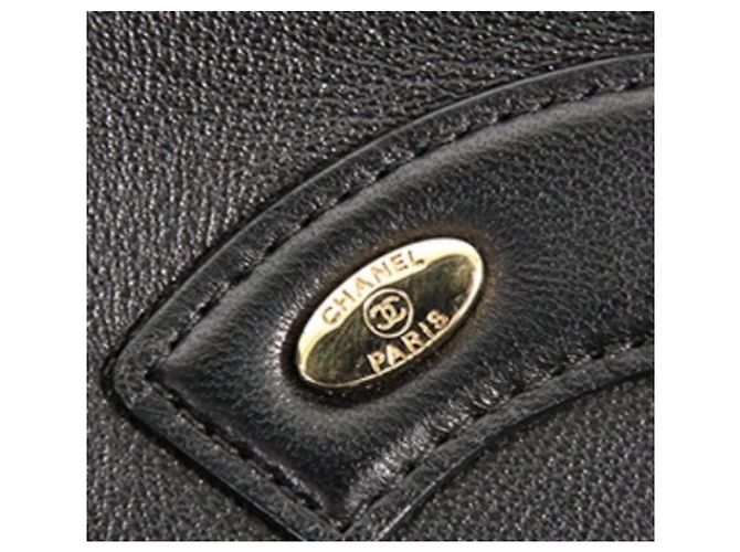 Borsa Camera Chanel CC Mania in pelle di agnello nera - vista 9