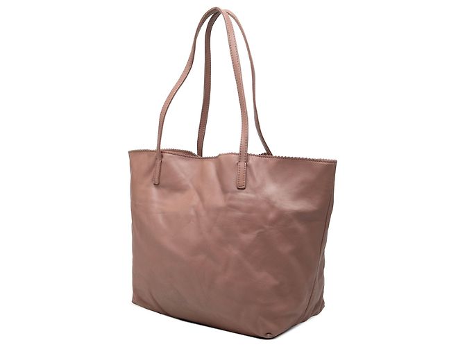 LOEWE Anagram Tote aus rosa Leder - Ansicht 2