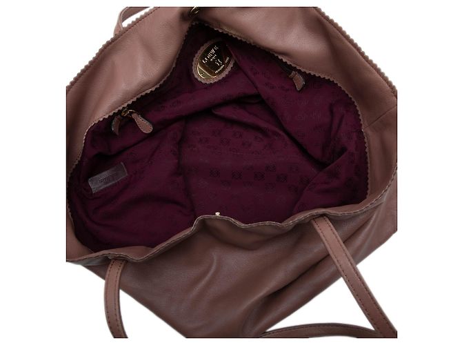 LOEWE Anagram Tote aus rosa Leder - Ansicht 4