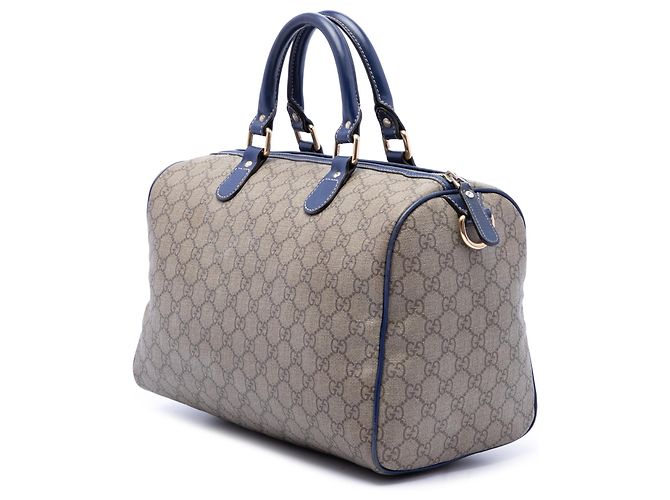 Borsa Boston Gucci Beige Unicef Medium GG Supreme American Flag Joy - vista 2