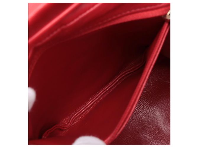 Zaino Chanel Red Quilted Caviar CC Filigree - vista 4
