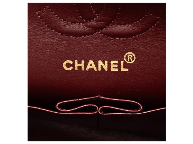 Chanel Black Small Classic Lambskin Double Flap - vista 5