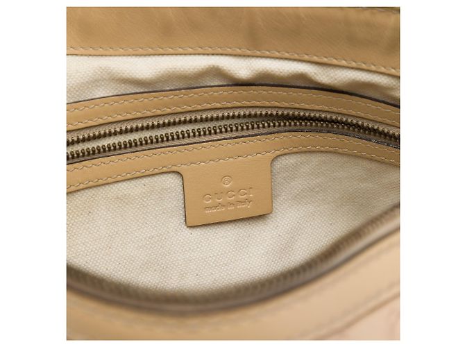 Borsa a tracolla Gucci Guccissima Scarlett Beige - vista 5