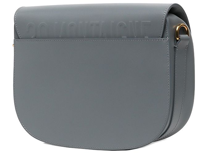 Dior Bobby Medium in pelle grigia - vista 2