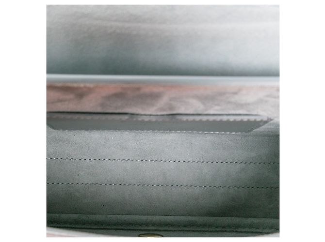 Dior Bobby Medium in pelle grigia - vista 4