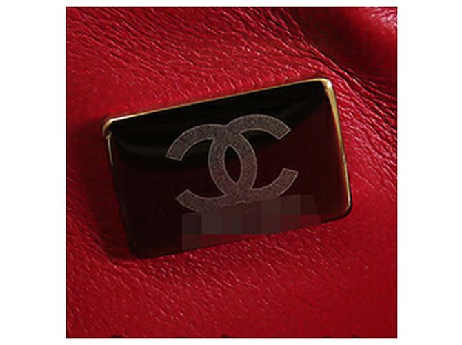 Chanel Red Mini Rectangular Classic Tweed Plaid Single Flap - vista 6