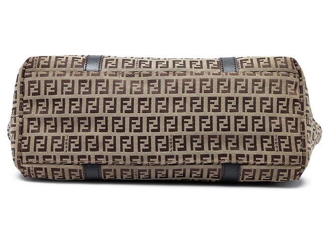 Fendi Beige Zucchino Canvas Superstar Tote - Ansicht 3