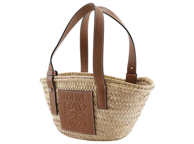 LOEWE Beige Small Raffia Basket Tote - Ansicht 2