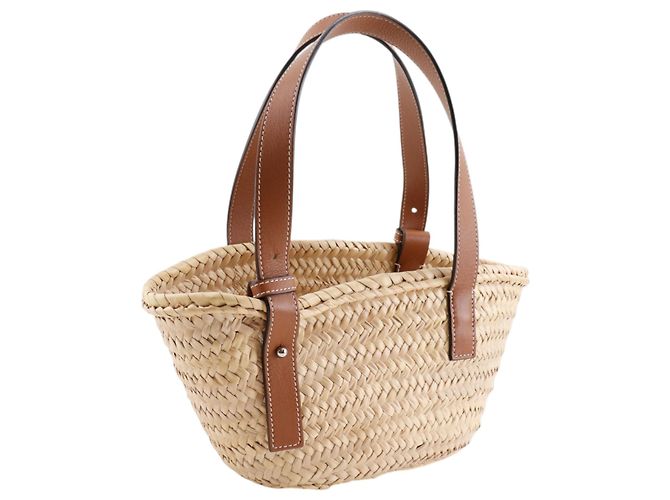 LOEWE Beige Small Raffia Basket Tote - Ansicht 3