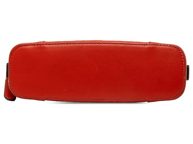 Necessaire in pelle di vitello Gucci rosso con Diamante - vista 3