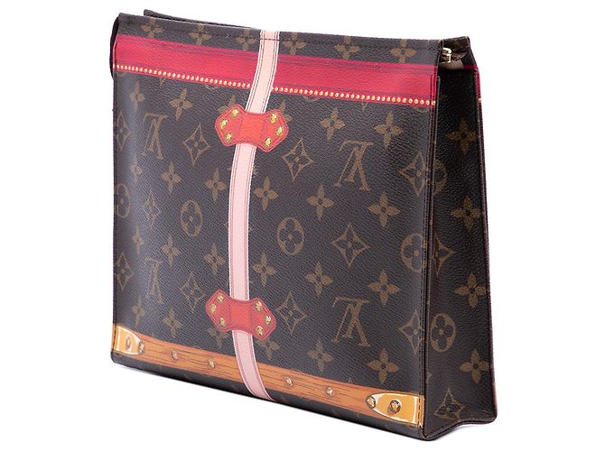 Louis Vuitton Brown Monogram Summer Trunks Toiletry Pouch 26 - vista 2
