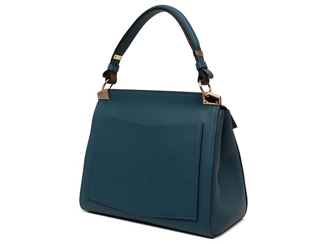 Borsa Mystic Medium in pelle blu Givenchy - vista 2