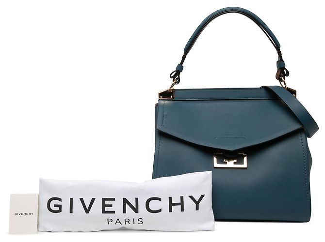 Borsa Mystic Medium in pelle blu Givenchy - vista 6
