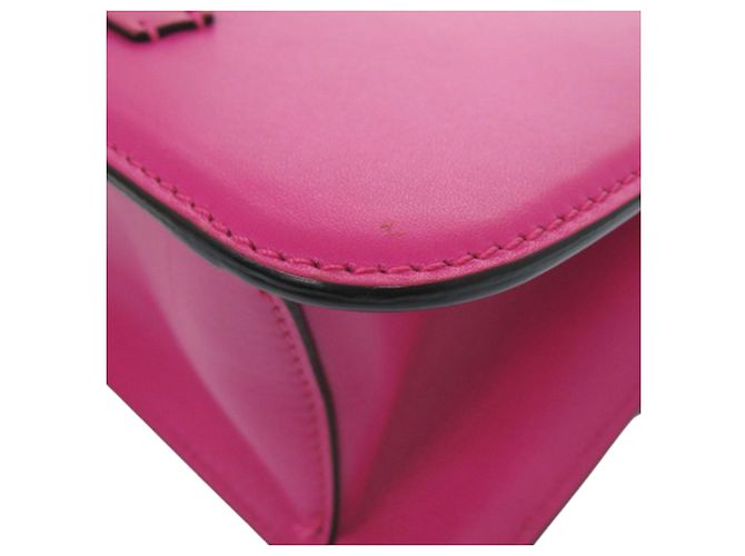 Valentino Mini Borsa a Tracolla VSling in Pelle di Vitello Liscia Rosa - vista 12