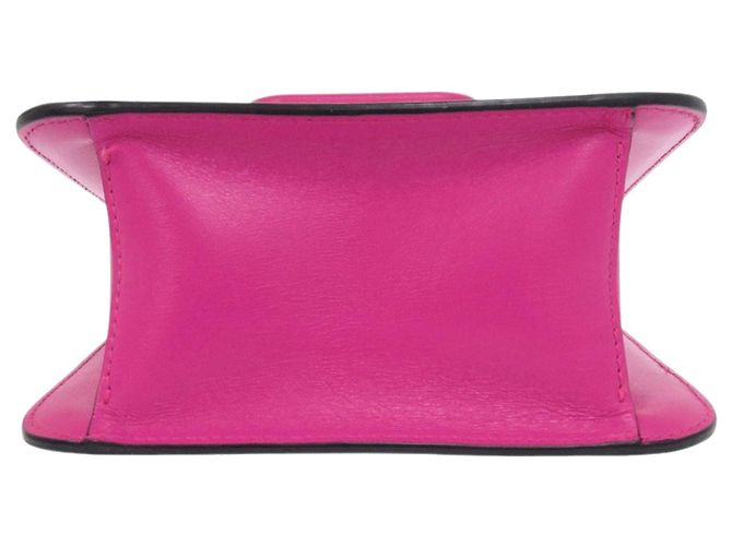 Valentino Mini Borsa a Tracolla VSling in Pelle di Vitello Liscia Rosa - vista 3
