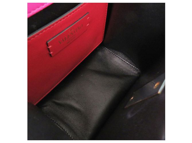 Valentino Mini Borsa a Tracolla VSling in Pelle di Vitello Liscia Rosa - vista 4