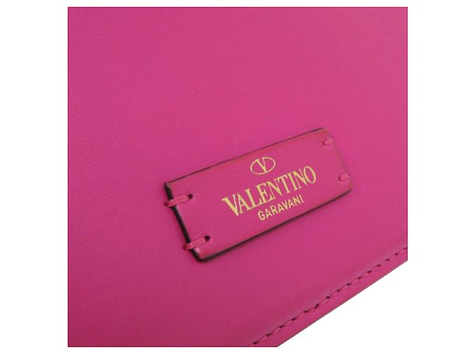 Valentino Mini Borsa a Tracolla VSling in Pelle di Vitello Liscia Rosa - vista 6