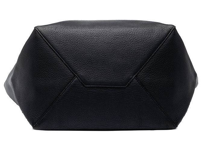 Céline Celine Black Grained Calfskin Horizontal Cabas Tote - Ansicht 3