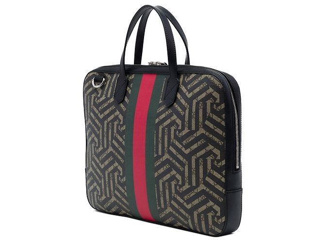 Borsetta Gucci Beige GG Supreme Caleido Web - vista 2