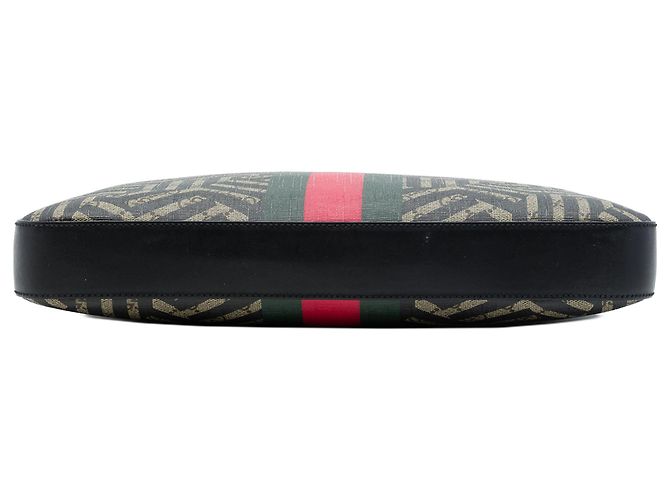 Borsetta Gucci Beige GG Supreme Caleido Web - vista 3
