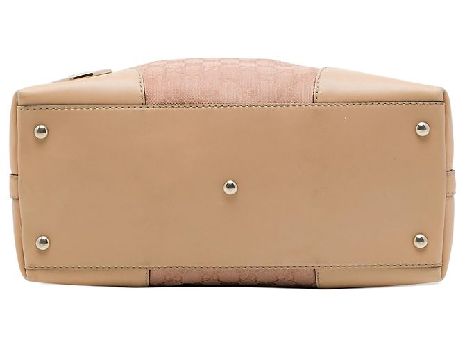 Borsa a tracolla Gucci Lovely in canvas GG rosa - vista 3