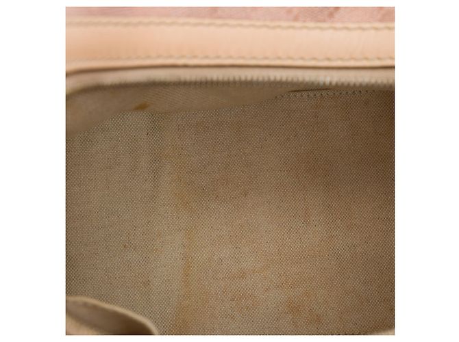Borsa a tracolla Gucci Lovely in canvas GG rosa - vista 4