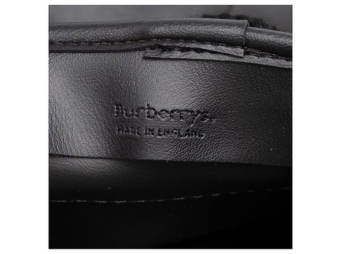 Zaino Burberry Blue House Check Canvas - vista 5