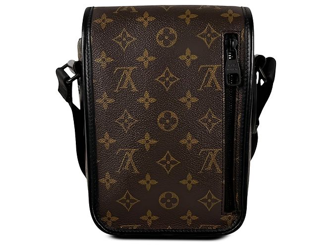 Louis Vuitton Brown Monogram Macassar Archy Messenger PM - vista 2