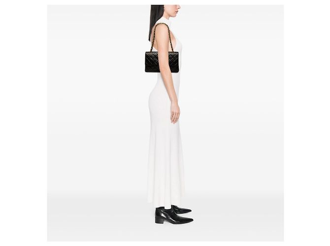 Chanel Black Medium Classic Lambskin Double Flap - vista 6