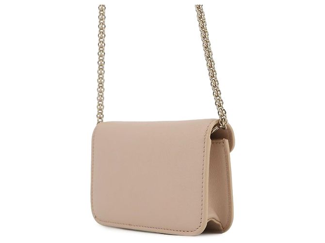 Tarjetero VLogo con cadena de piel rosa Valentino - vista 2